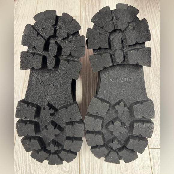 PRADA Monolith brushed leather Chelsea boots - Picture 8 of 13